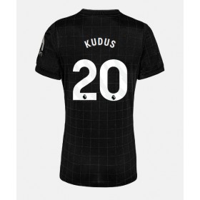 Dámské fotbalový oblečení Tottenham Hotspur Mohammed Kudus #20 Venkovní košile 2025-26 Krátkým Rukávem